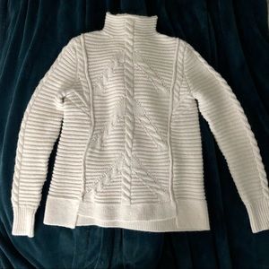 GAP Cable Knit Cream Sweater